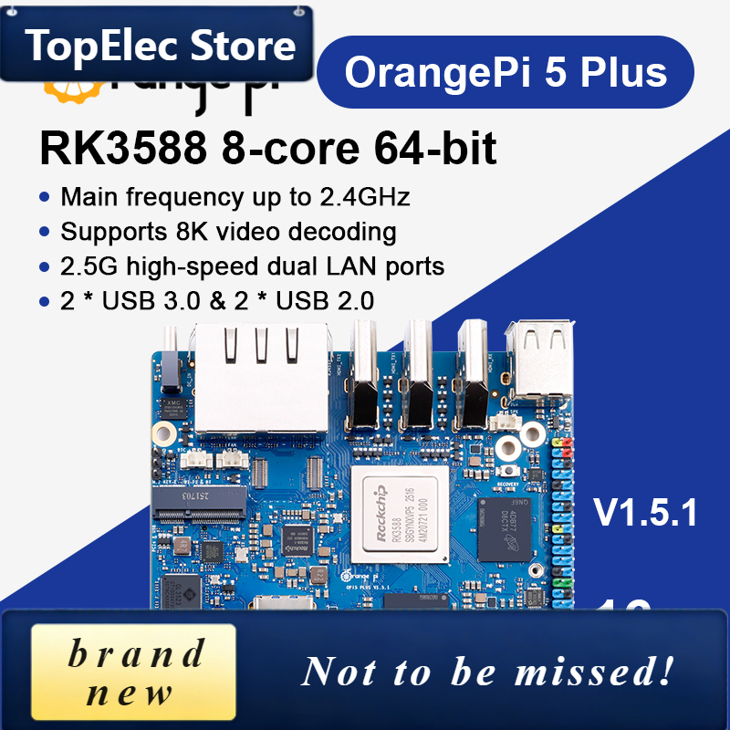 TopElec Orange Pi 5 Plus 16GB  - огляд і ціна Orange Pi 5 Plus 16Gb