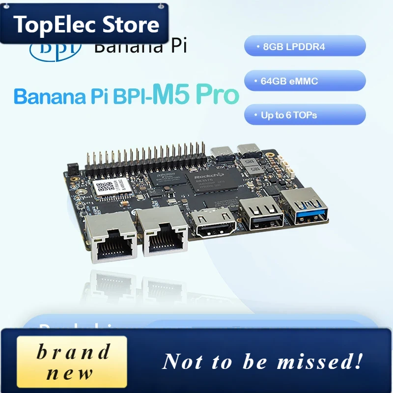 TopElec Banana Pi BPI-M5 Pro R - огляд і ціна Banana Pi Bpi-M5