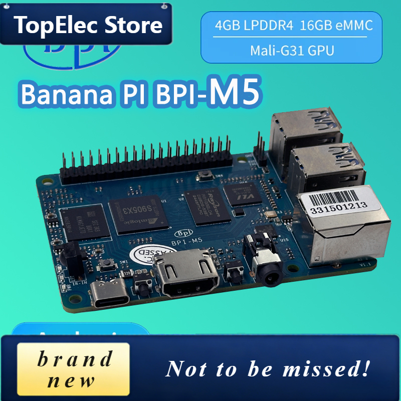 TopElec Banana PI BPI-M5 4GB L - огляд і ціна Banana Pi Bpi-M5