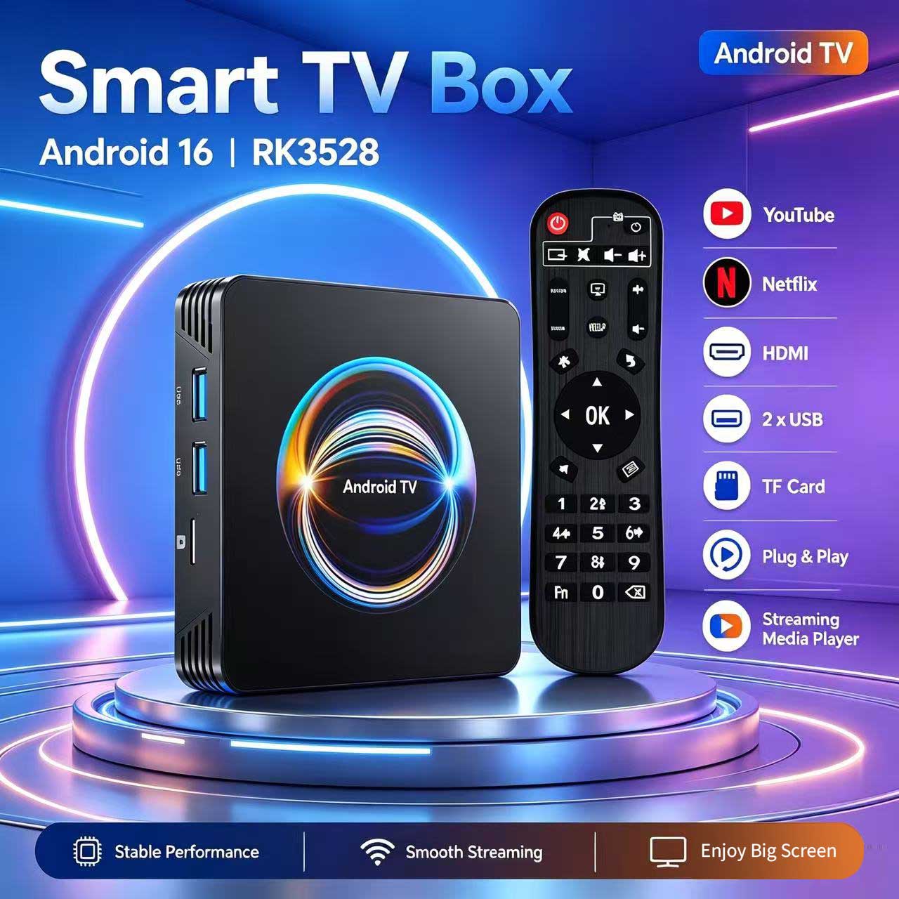 Android 16 X66 TV Box RK3528 Q - огляд і ціна Khadas Vim4 8Gb